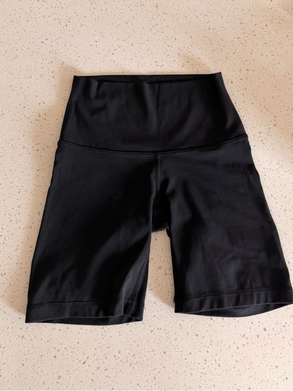 Women's Black High-Waist Biker Shorts
